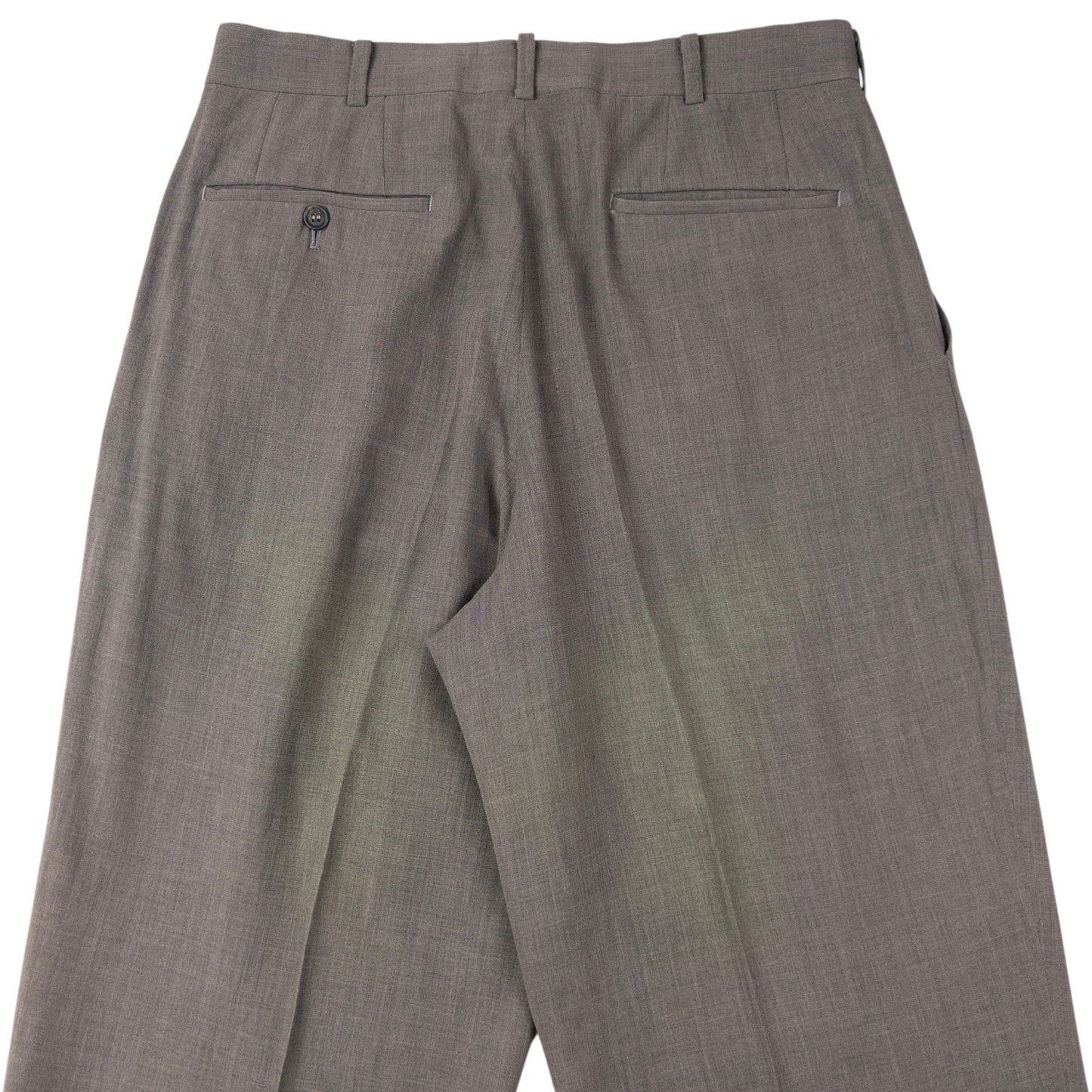 Vintage 90s Issey Miyake Pleated Wool Trousers Size W30