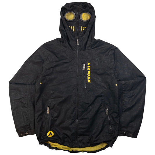Vintage Airwalk Goggle Hood Zip Up Jacket Size S
