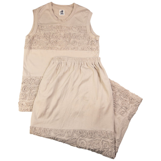 Vintage Hai Sporting Gear By Issey Miyake Top & Skirt Matching Set Womens Size M