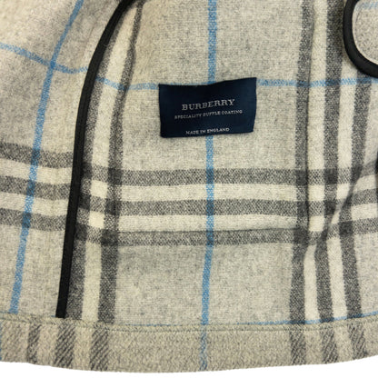 Vintage 2000s Burberry Nova Check Wool Duffle Jacket Size M