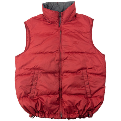 Vintage Burberry Brit Zip Up Puffer Gilet Size XL