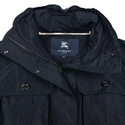 Vintage Burberry Convertible Belted Rain Jacket Womens Size M