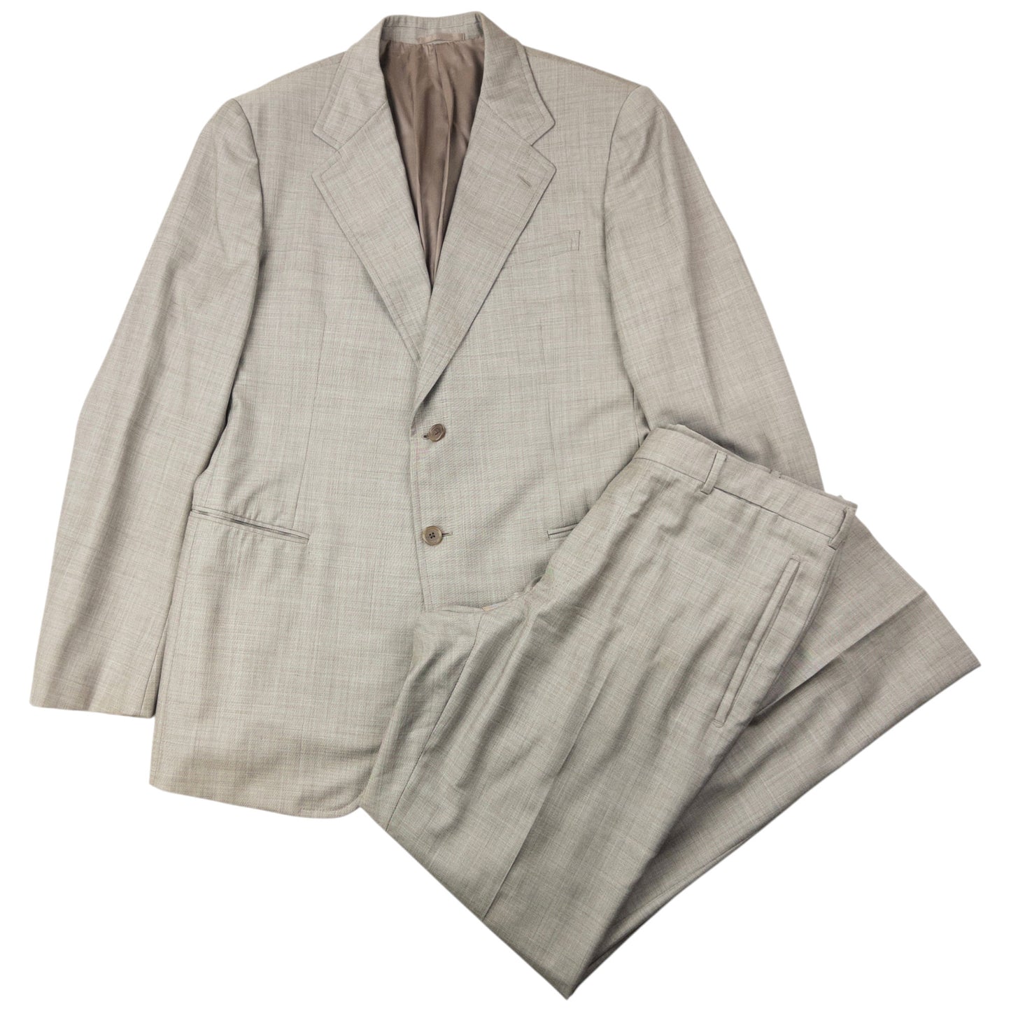 Vintage 2000s Prada Wool Jacket & Trousers Suit Set Size XL