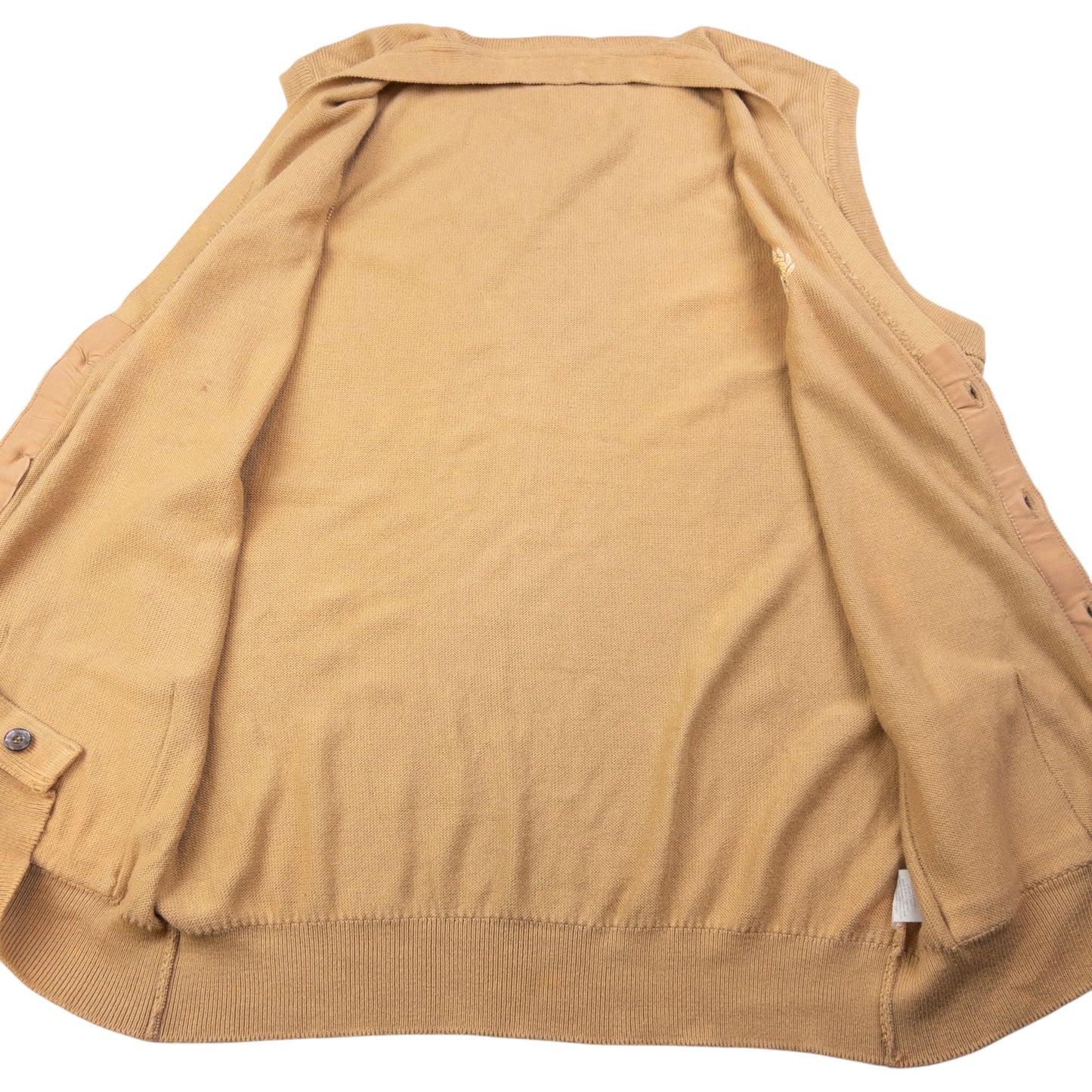 Vintage Burberry Cardigan Sweater Vest Size L