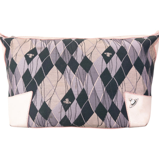 Vintage 90s Vivienne Westwood Argyle Shoulder Bag