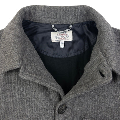 Vintage Armani Jeans Button Up Wool Jacket Size XL
