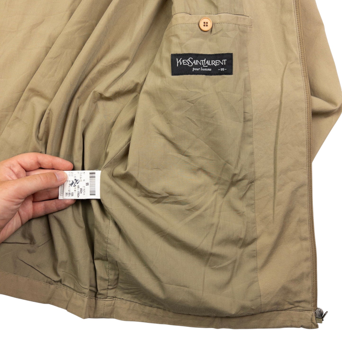 Vintage YSL Yves Saint Laurent Harrington Jacket Size M