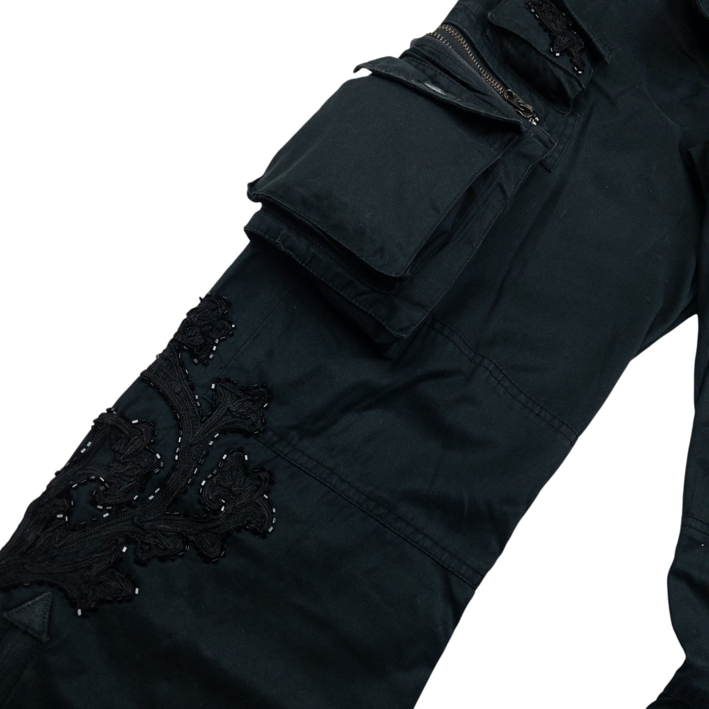 Vintage Ralph Lauren Beaded Cargo Trousers Womens Size W34