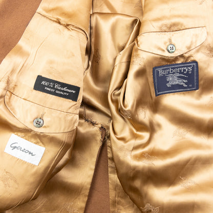 Vintage 90s Burberry Cashmere Longline Jacket Size XL