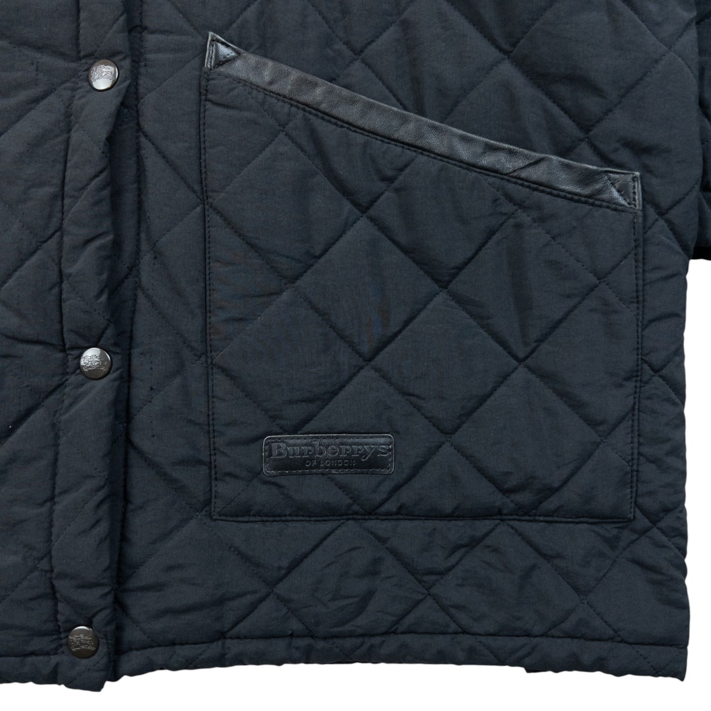Vintage 90s Burberry Nova Check Lined Quilted Jacket Size L