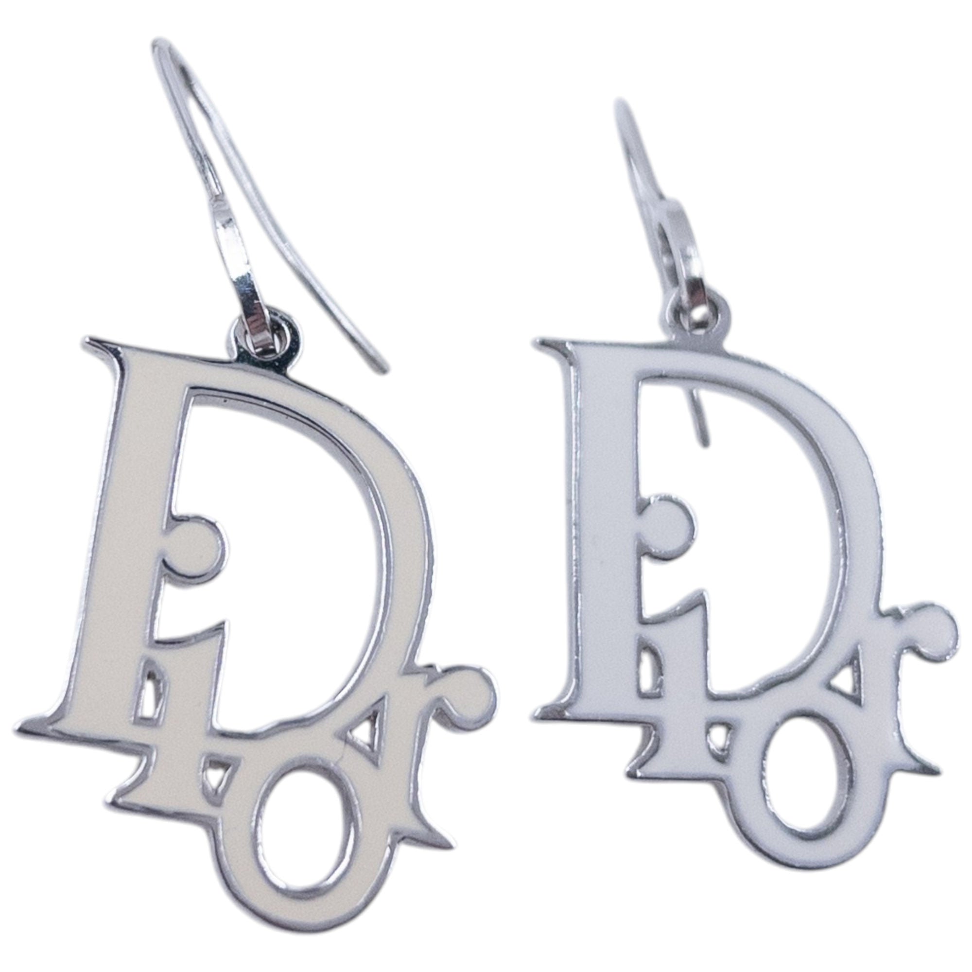 Vintage Dior Logo Earrings