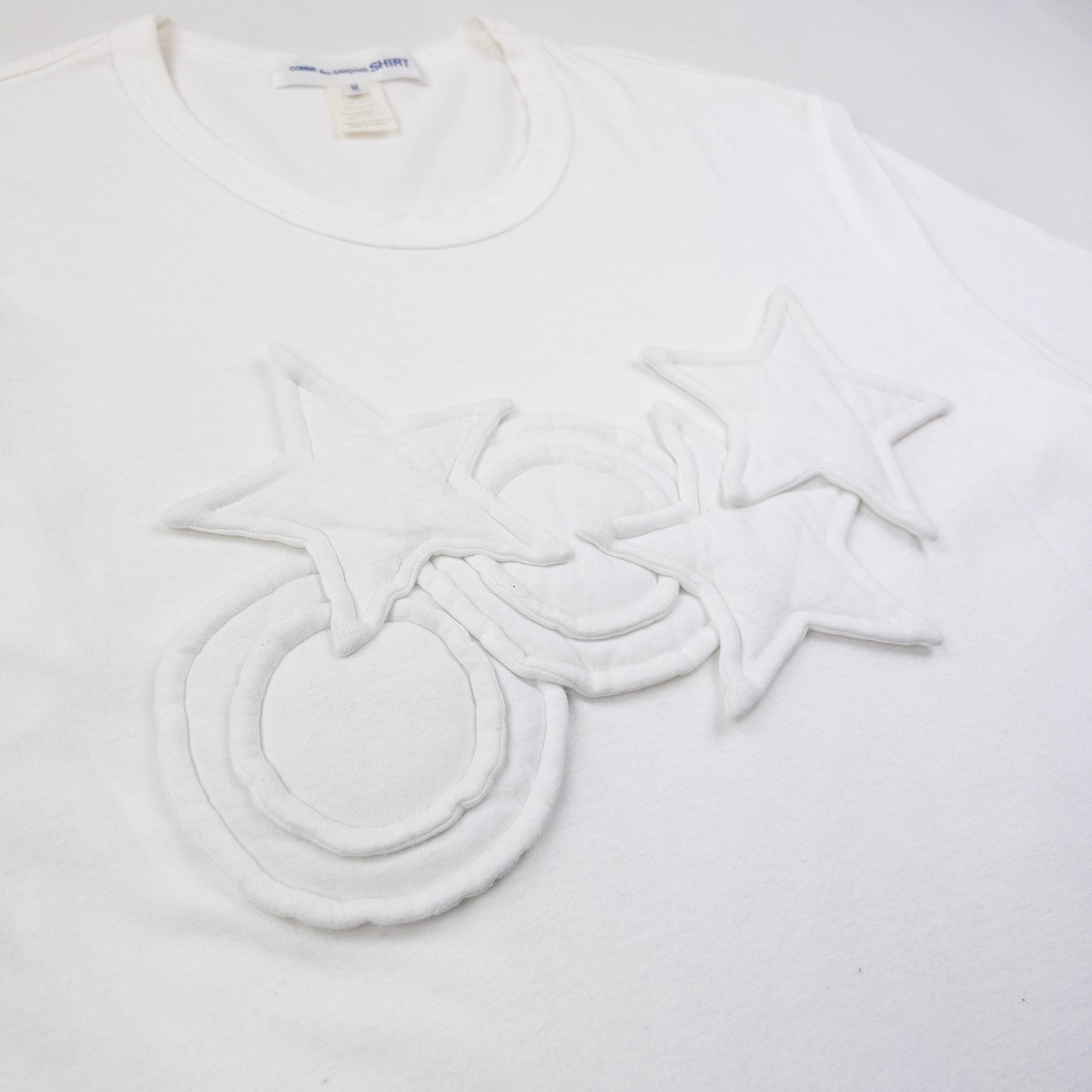 Vintage Comme Des Garçons SHIRT Applique T Shirt Size M
