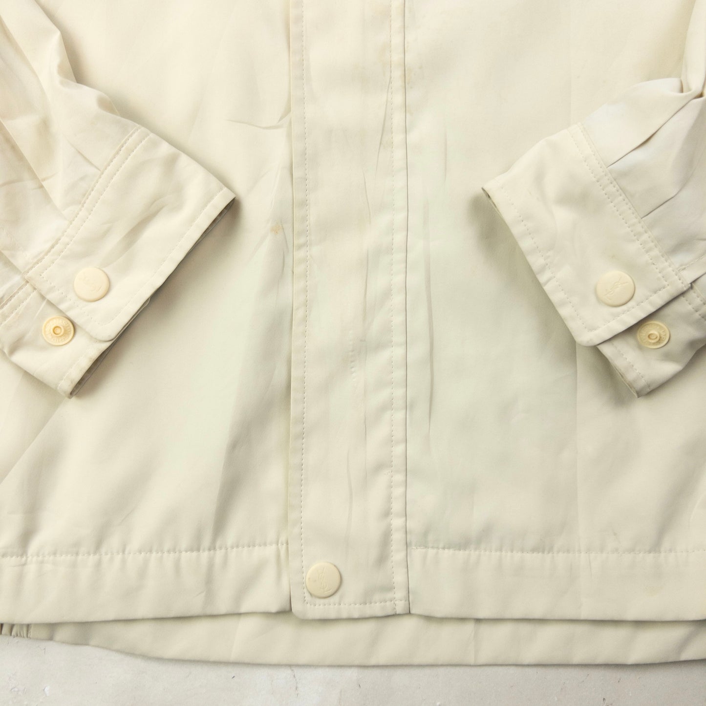 Vintage 90s YSL Yves Saint Laurent Harrington Jacket Size M