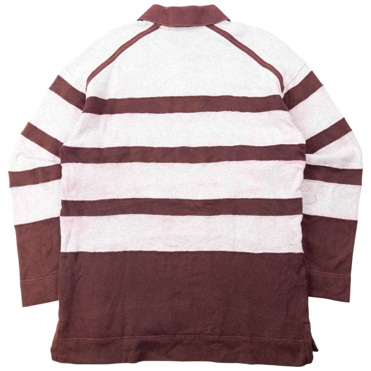 Vintage 90s Issey Miyake Thick Long Sleeve Polo Shirt Size M