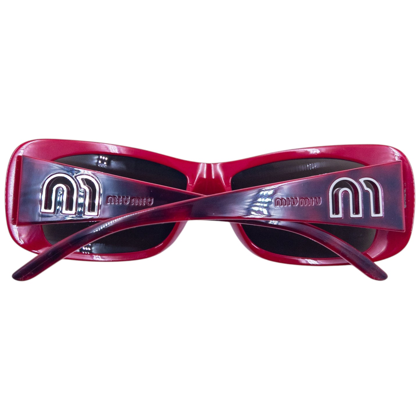 Vintage 2000s Miu Miu Cut-Out Tortoise Shell Sunglasses