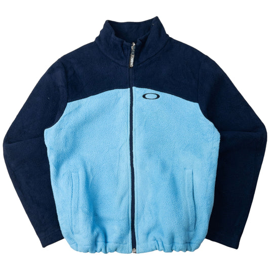 Vintage Oakley Zip Up Fleece Jacket Womens Size S