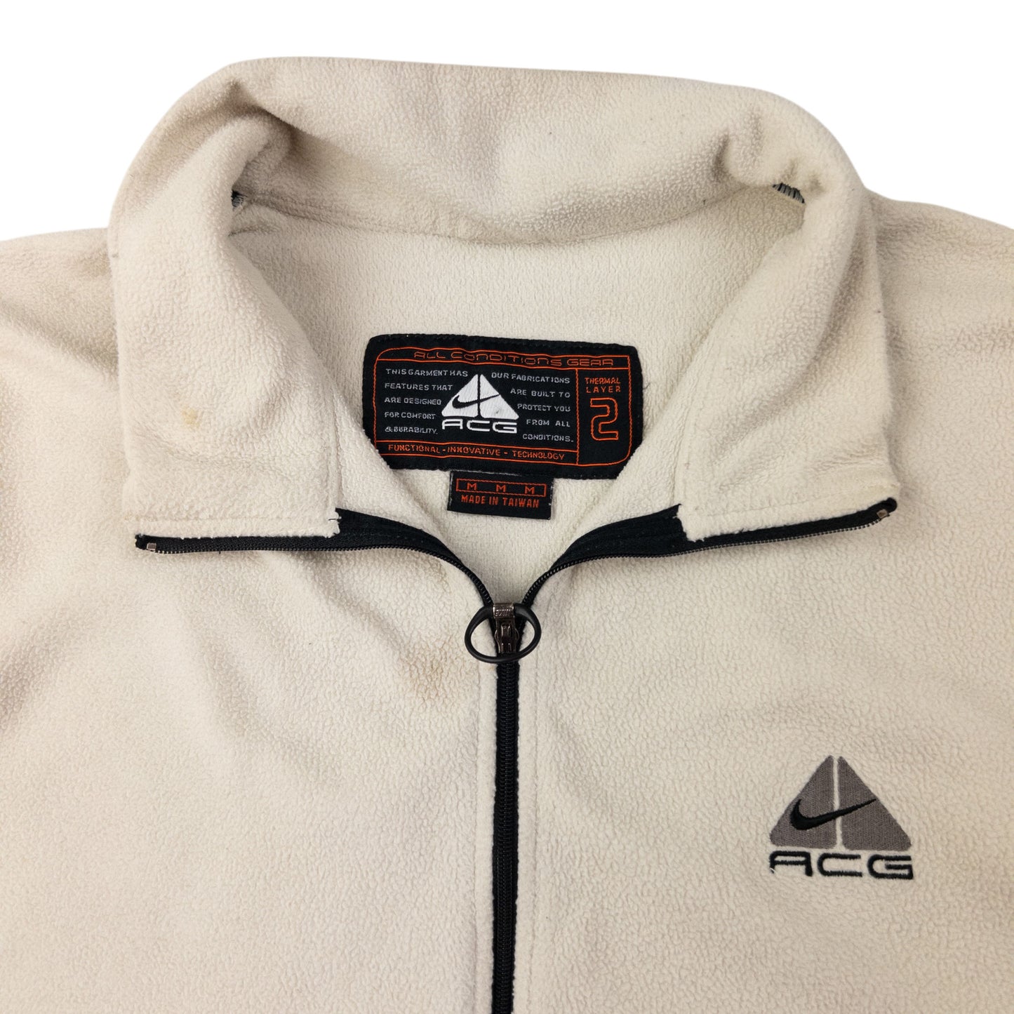 Vintage Nike ACG Half Zip Fleece Jumper Size M