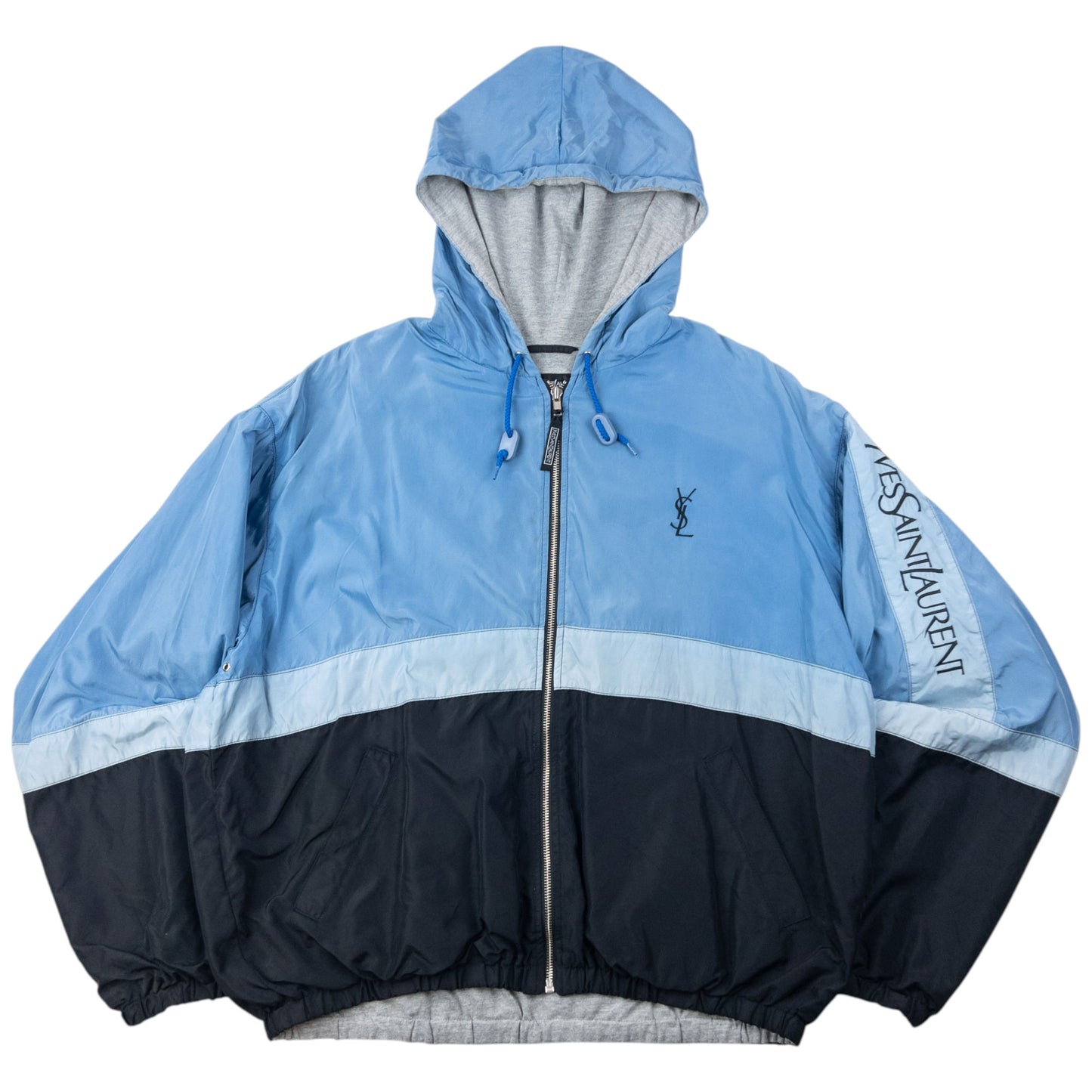 Vintage 90s YSL Yves Saint Laurent Zip Up Jacket Size L