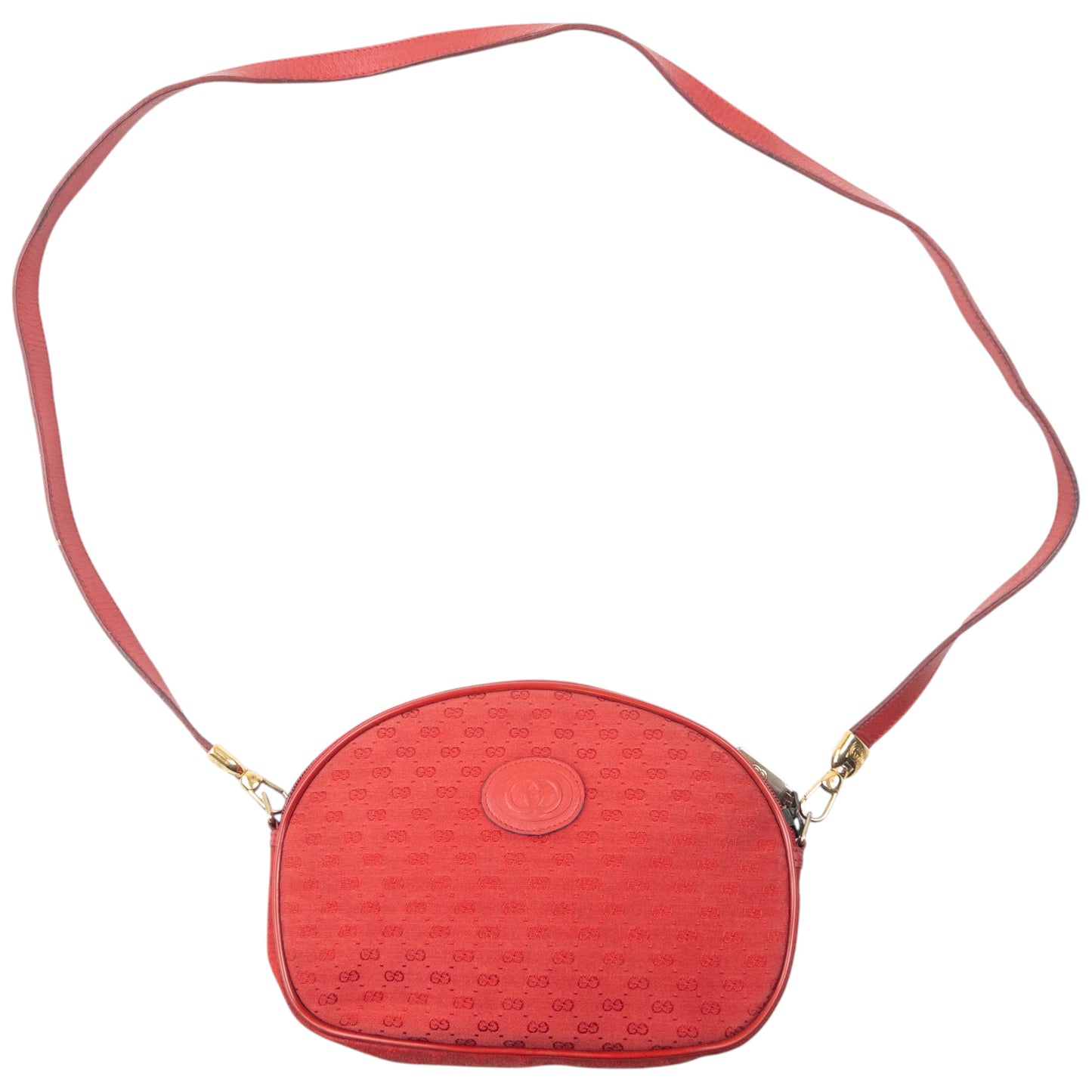 Vintage 80s Gucci Monogram Crossbody Bag