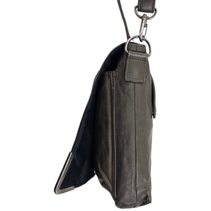 Vintage 2000s Jean Paul Gaultier Leather Crossbody Bag