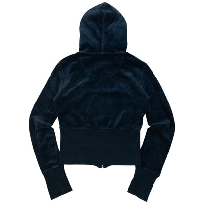 Vintage 2000s Dolce & Gabbana Velour Zip Up Hoodie Womens Size M