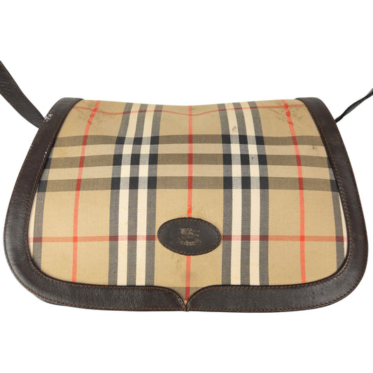 Vintage Burberry Nova Check Crossbody Bag