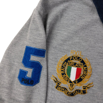 Vintage Polo Ralph Lauren Italy Long Sleeve Polo Shirt Size L
