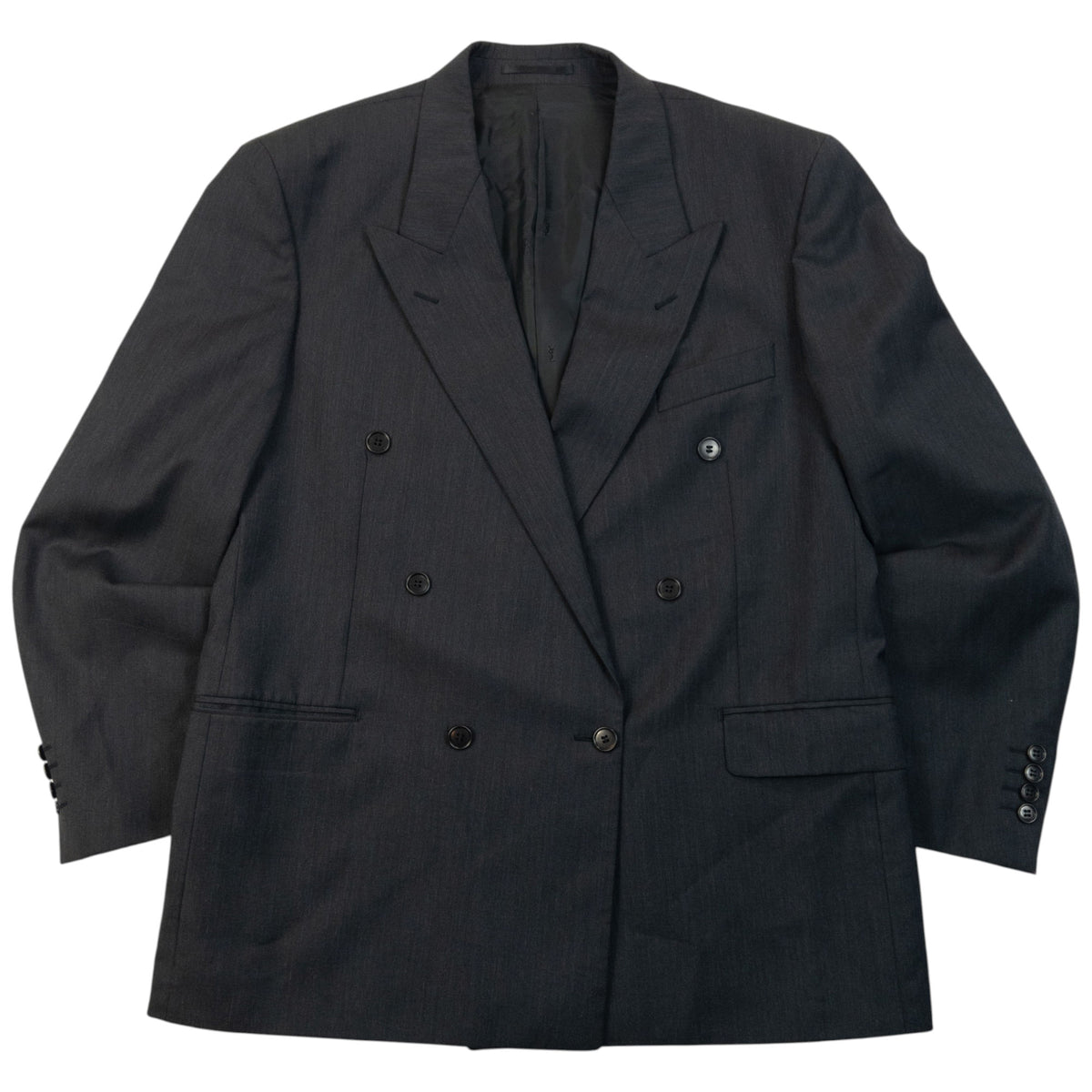 Vintage 90s YSL Yves Saint Laurent Jacket & Trousers Wool Suit Set Size M