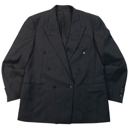 Vintage 90s YSL Yves Saint Laurent Jacket & Trousers Wool Suit Set Size M