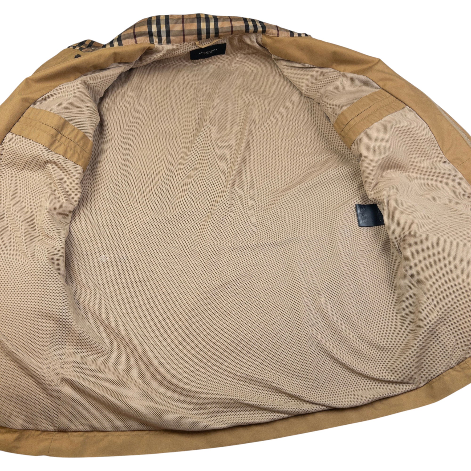 Vintage Burberry Zip Up Cargo Jacket Size XL