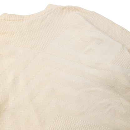 Vintage 90s Burberry Embroidered Wool Knit Jumper Womens Size S