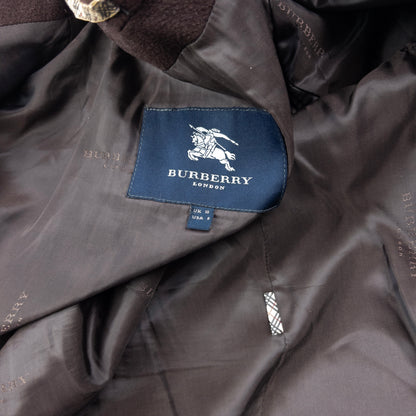Vintage 2000s Burberry Cashmere Longline Jacket Womens Size XL