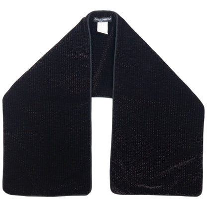Vintage Dolce & Gabbana Velour Scarf