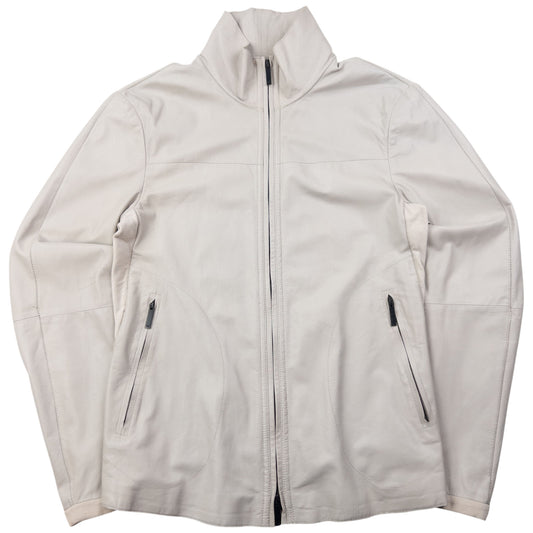 Vintage 2013 Emporio Armani Zip Up Leather Jacket Womens Size L