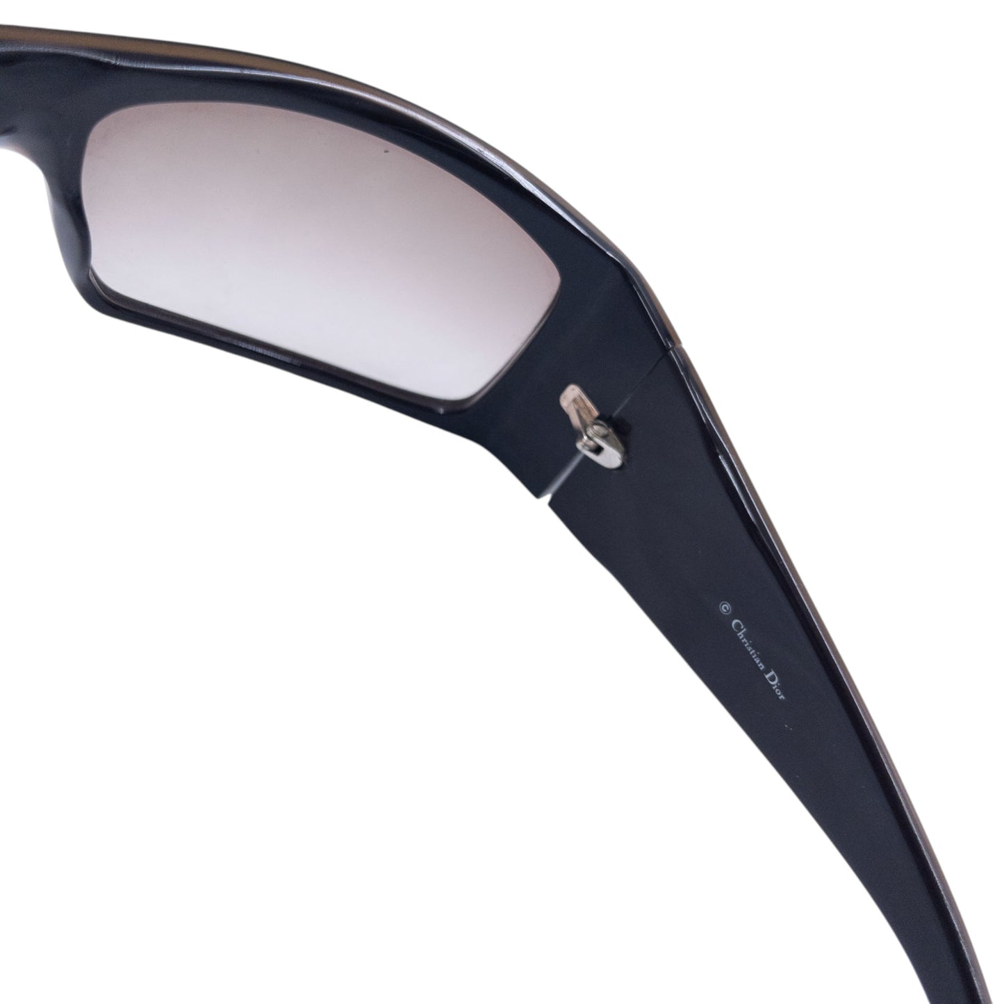 Vintage 2000s Dior Embossed Shield Sunglasses