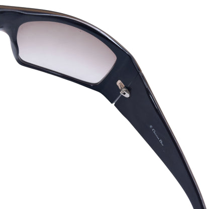 Vintage 2000s Dior Embossed Shield Sunglasses