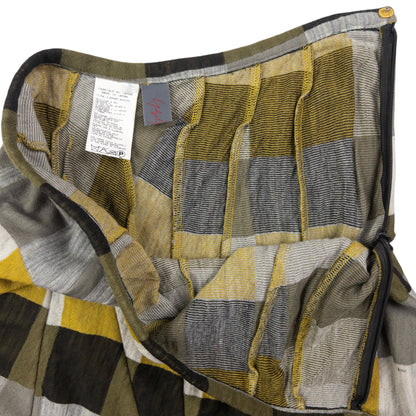 Vintage Yohji Yamamoto Asymmetric Checkered Skirt Womens Size W28