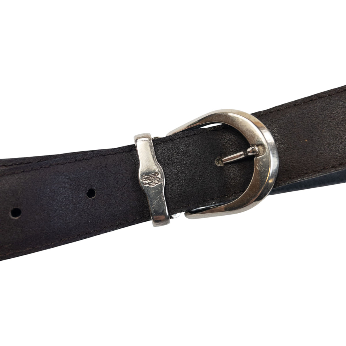Vintage 2000s Burberry Leather Belt Size XXL