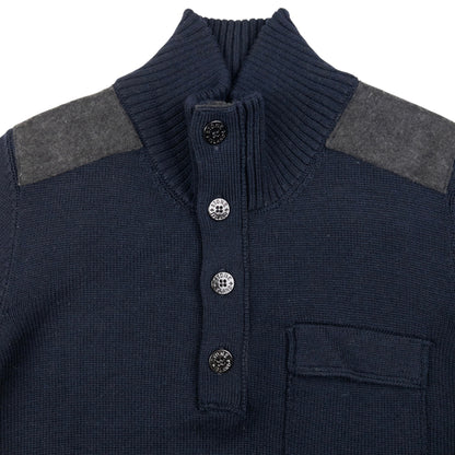 Vintage Stone Island Q Zip Turtleneck Jumper Size M