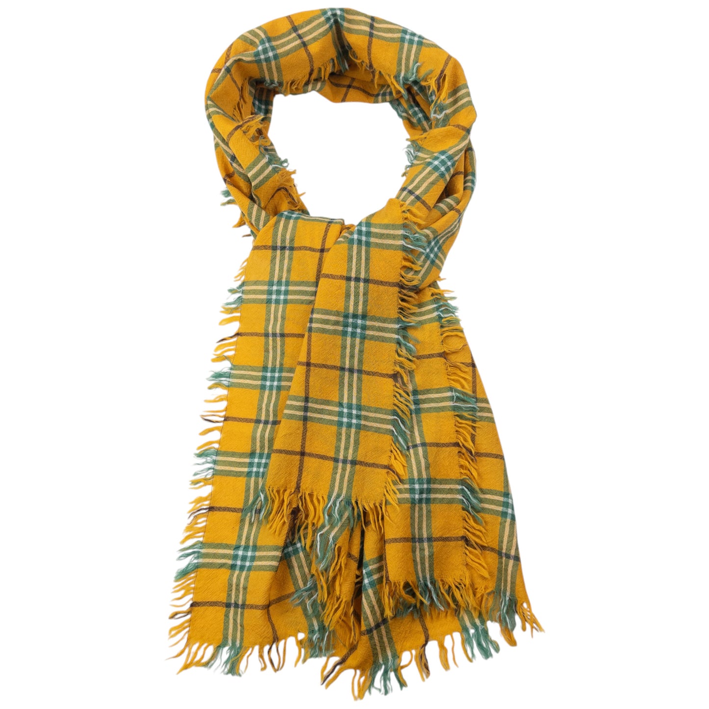 Vintage 2000s Issey Miyake Lightweight Checkered Scarf