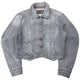 Vintage 2000s Armani Jeans Cropped Denim Jacket Womens Size M
