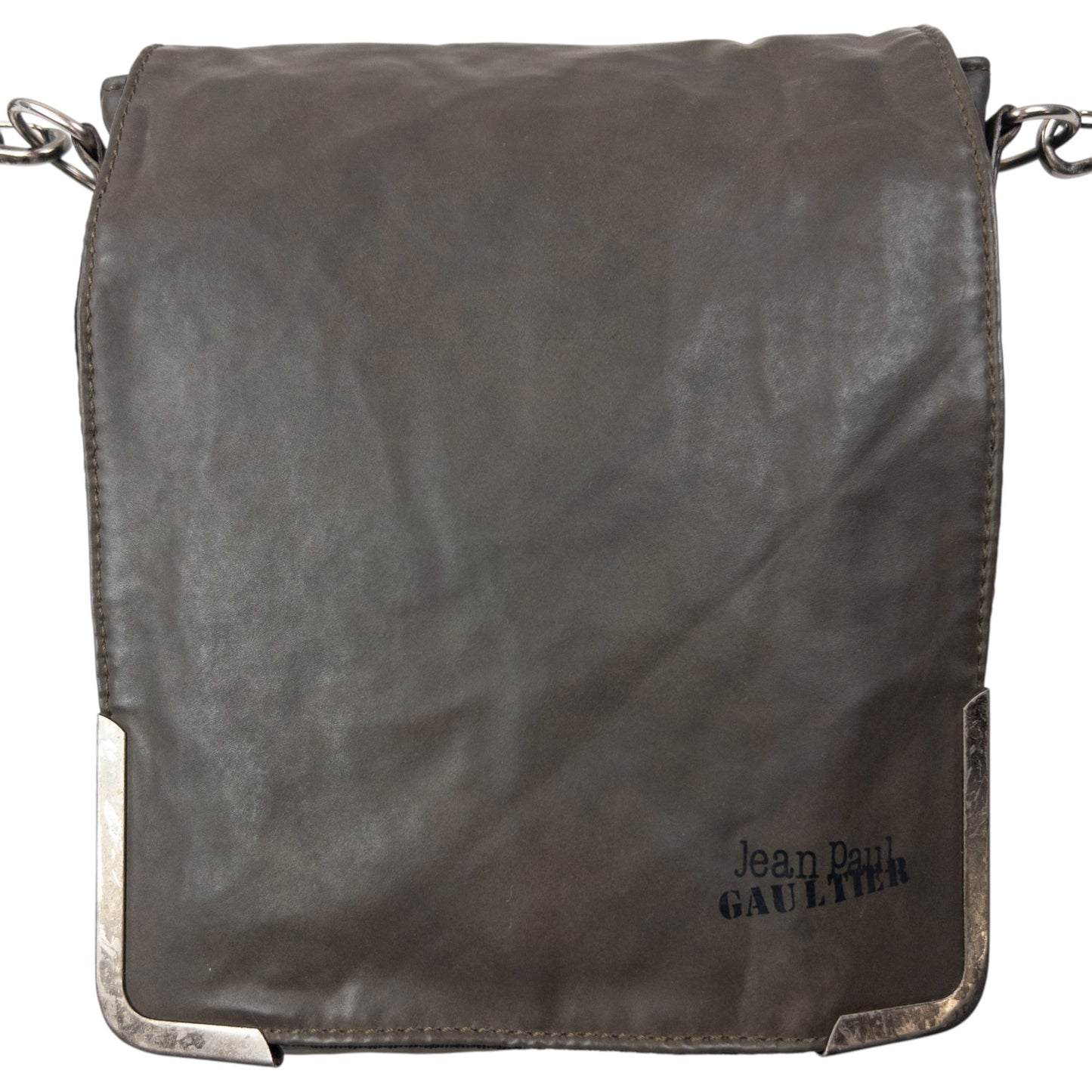 Vintage 2000s Jean Paul Gaultier Leather Crossbody Bag
