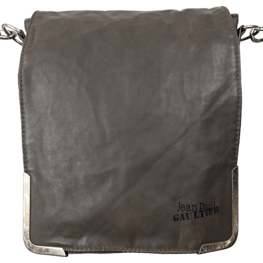 Vintage 2000s Jean Paul Gaultier Leather Crossbody Bag
