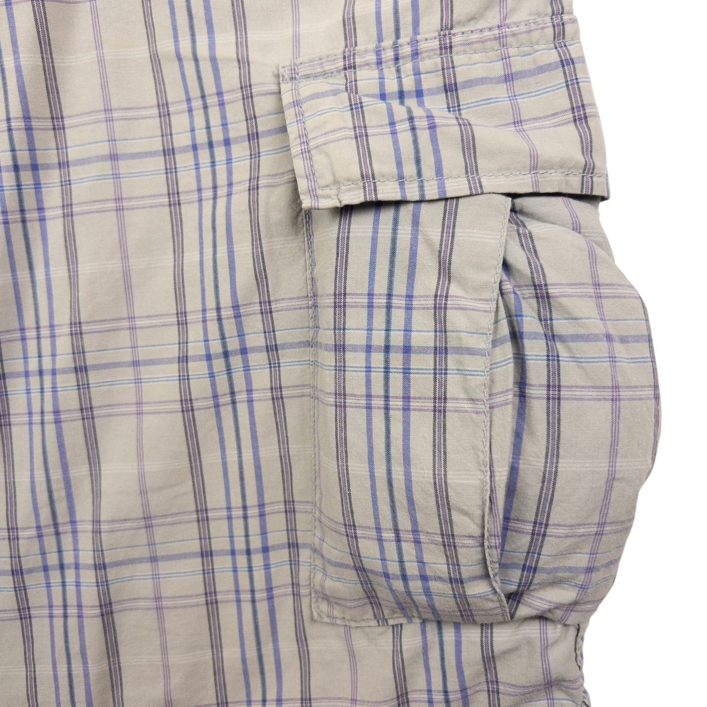 Vintage Stussy Checkered Cargo Shorts Size W34
