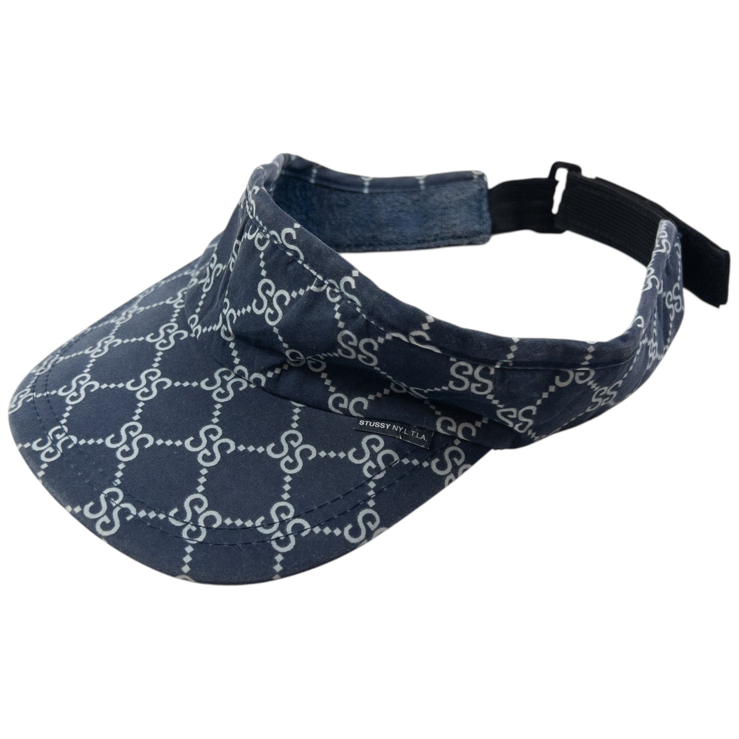 Vintage Stussy Stucci Monogram Visor Hat