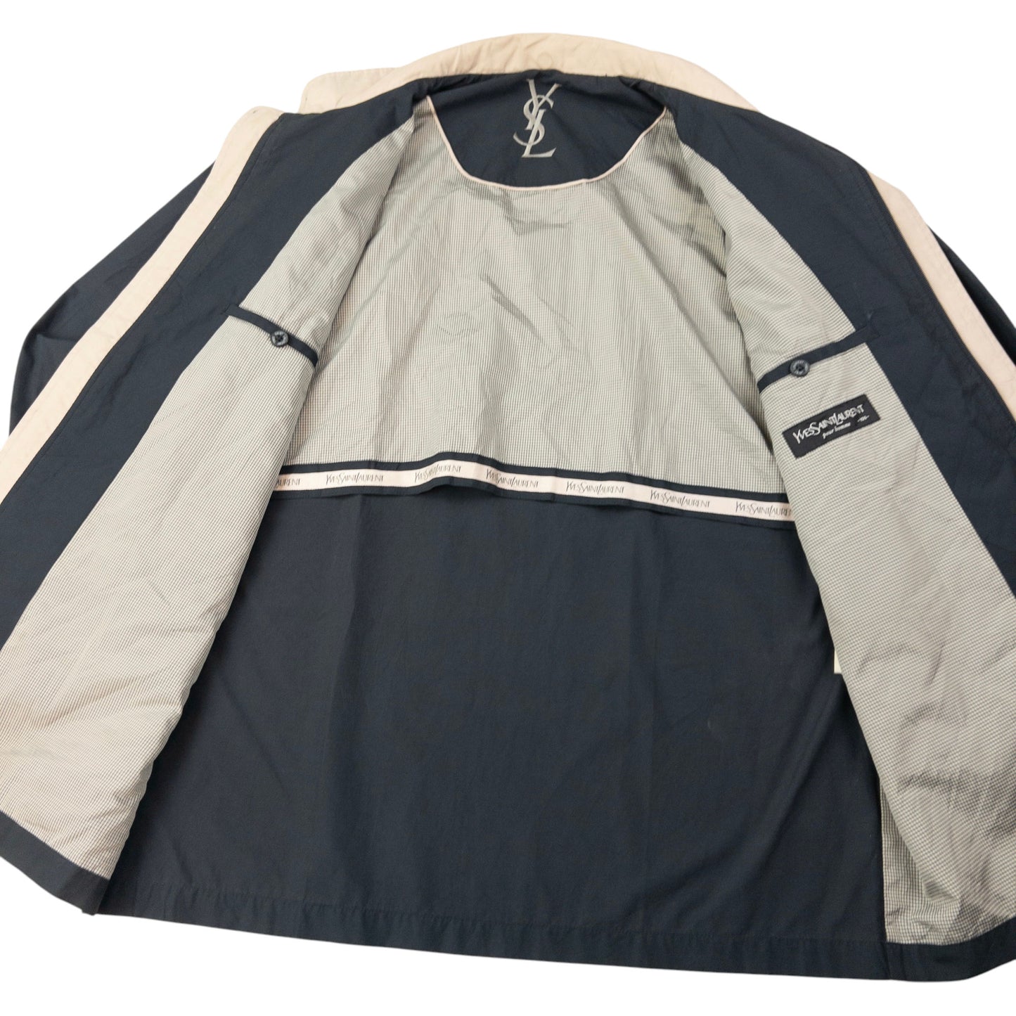 Vintage YSL Yves Saint Laurent Zip Up Jacket Size L