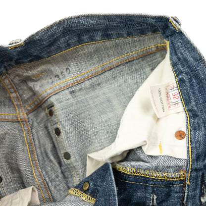Vintage 2000s Evisu Heritage Double Gull Japanese Denim Jeans Size W30
