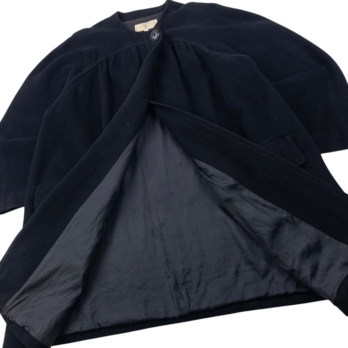 Vintage 80s Valentino Miss V Longline Wool Jacket Womens Size XL