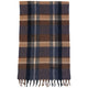 Vintage 2000s Prada Checkered Wool Tassel Scarf