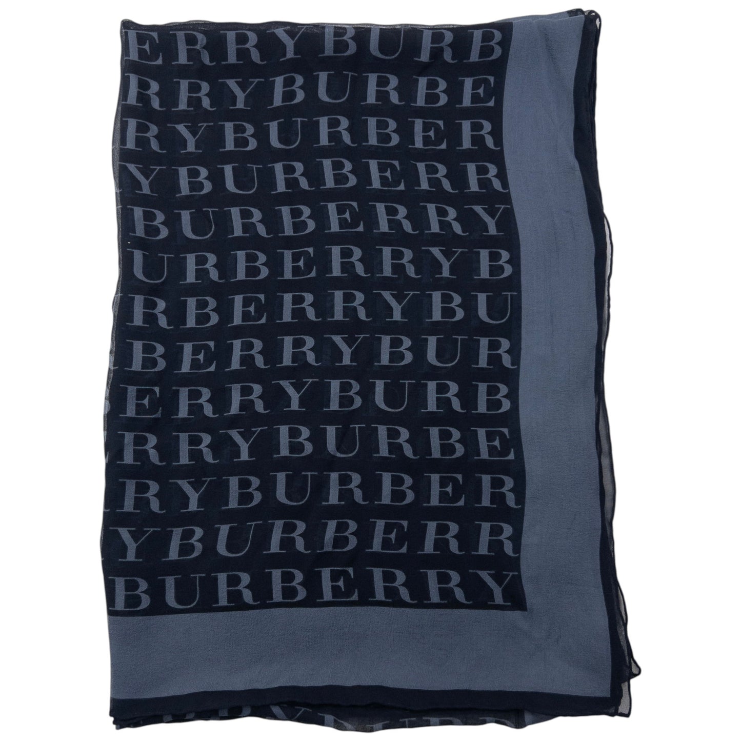 Vintage 2000s Burberry Monogram Silk Scarf